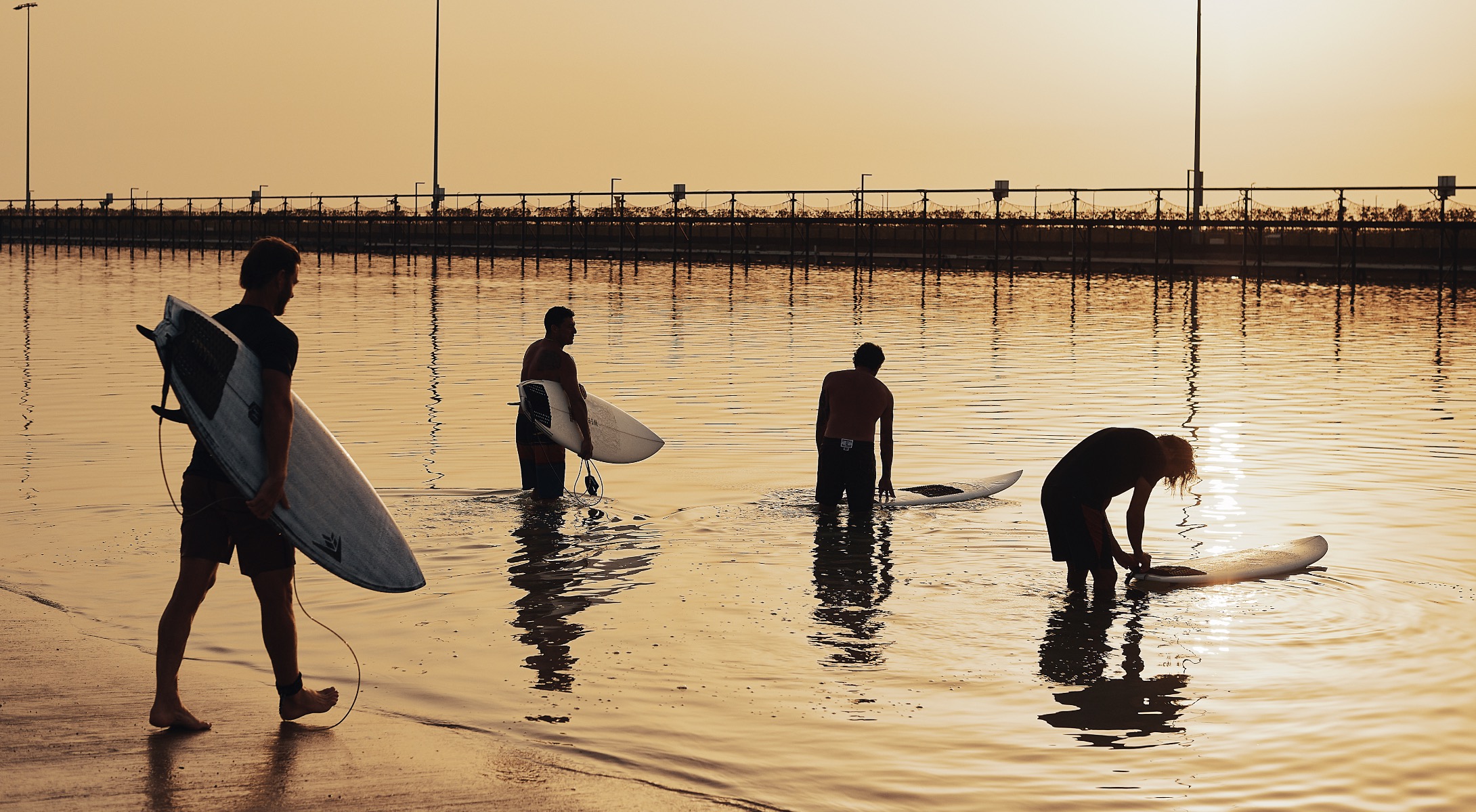 Surf Abu Dhabi wave pool at Hudayriyat Island